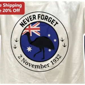 Never Forget 2 November 1932 Great Emu War Graphic Tee available at our Los Angeles warehouse