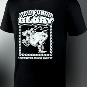 New Found Glory Caffeinating Crowds Since '97 Pop Punk Band Graphic Tee available at our Los Angeles warehouse