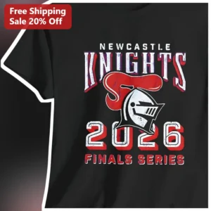 Newcastle Knights 2026 Finals Series Tee Vintage Distressed Rugby League Fan Shirt available at our Los Angeles warehouse