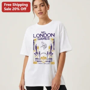 NFL LONDON GAMES LONDON ENGLAND Tee Tee available at our Los Angeles warehouse