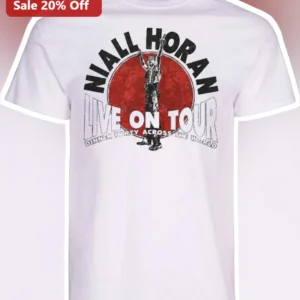 Niall Horan Dinner Party Live On Tour Graphic Tee For Fans available at our Los Angeles warehouse