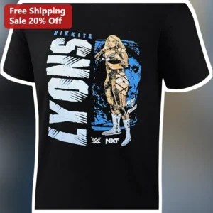 Nikkita Lyons WWE Wrestler Graphic Tee available at our Los Angeles warehouse