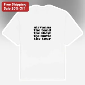 Nirvanna The Band The Show The Movie The Tour Tee available at our Los Angeles warehouse