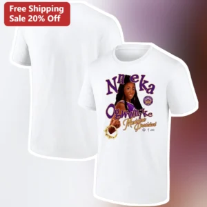 Nneka Ogwumike Madame President Tee WNBA Legend Retirement Tribute Gift available at our Los Angeles warehouse