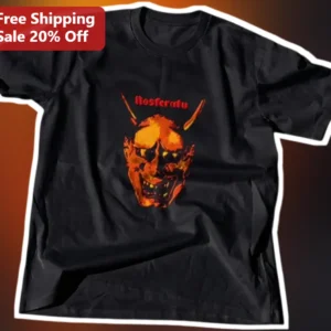 Nosferatu Tee Count Orlok Gothic Horror Vintage Distressed Graphic Shirt for Men available at our Los Angeles warehouse