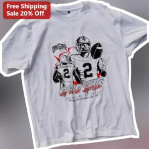 Ohio State Buckeyes Football Kenny Golladay Graphic Tee available at our Los Angeles warehouse