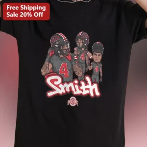 Ohio State Buckeyes Football Players Personalized Custom Name Tee available at our Los Angeles warehouse