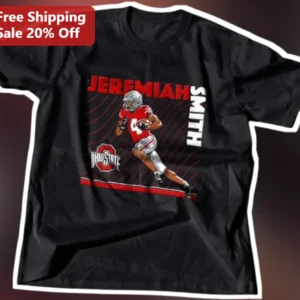 Ohio State Personalized Football Player Name Tee Buckeyes Fan Gift available at our Los Angeles warehouse