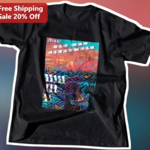 Old Man Riverwalk Tee Retro Neon Vaporwave San Antonio Texas Travel Graphic Shirt available at our Los Angeles warehouse