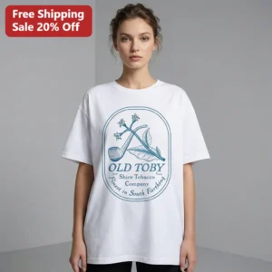 Old Toby Shire Tobacco Company Finest in South Farthing Slow Sweet Tee Tee available at our Los Angeles warehouse