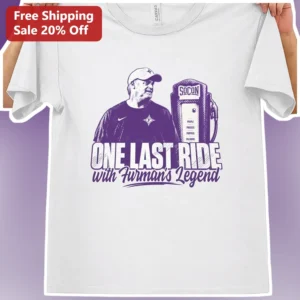 One Last Ride With Furman's Legend Graphic Tee available at our Los Angeles warehouse