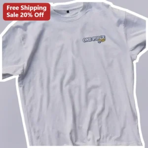 One Piece Straw Hat Pirates Logo Graphic Tee for Anime Fans available at our Los Angeles warehouse