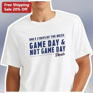 Only 2 Days Of The Week Game Day Not Game Day Football Fan Tee available at our Los Angeles warehouse