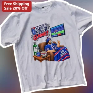 Oxygen Just Keeps Me In The Game Go Bills Tee Buffalo Bills Fan Gift available at our Los Angeles warehouse