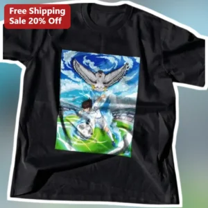 Ozora Tsubasa Captain Tsubasa Soccer Anime Graphic Tee available at our Los Angeles warehouse