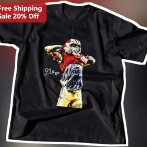 Patrick Mahomes Watercolor Portrait Tee Kansas City Chiefs NFL Fan Gift available at our Los Angeles warehouse