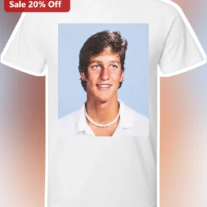 Patrick Swayze Tee Retro Bootleg Style Actor Portrait Graphic T-Shirt for Men Women Fans available at our Los Angeles warehouse