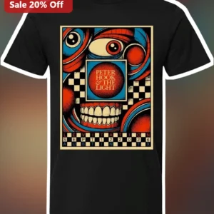 Peter Hook The Light Levitation Psychedelic Graphic Tee available at our Los Angeles warehouse