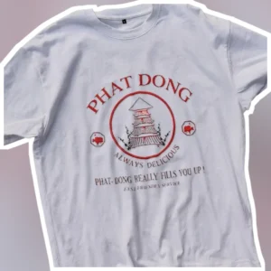 Phat Dong Always Delicious Funny Graphic Tee Hangover Movie Parody Shirt available at our Los Angeles warehouse