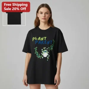 Plant Parent Tee for Plant Lovers, Houseplant Mom Gardening Shirt Gift, Botanical Hanging Planter Gr available at our Los Angeles warehouse