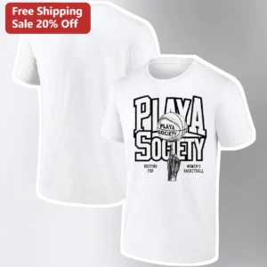 Playa Society Rooting For Women's Basketball Tee available at our Los Angeles warehouse