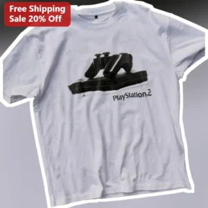Tee Vintage PS2 Console Retro Gaming Gift for Men available at our Los Angeles warehouse