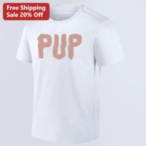 Pup Tee Cute Minimalist Puppy Graphic Shirt for Dog Lovers, Dog Mom Gift for Women and Men available at our Los Angeles warehouse