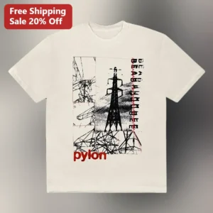 Pylon Band Graphic Tee Post-Punk Athens Georgia Indie Rock Shirt available at our Los Angeles warehouse
