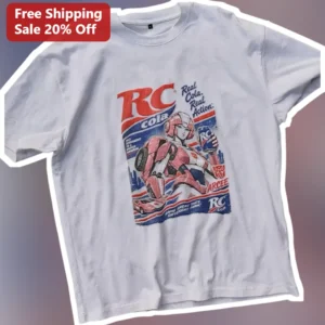 RC Cola Arcee Transformers G1 Retro Graphic Tee Real Cola Real Action available at our Los Angeles warehouse