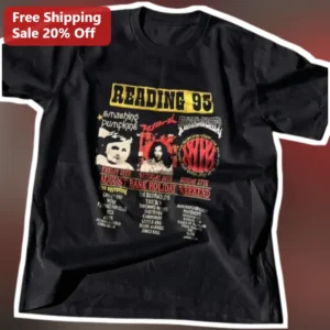 Reading 95 August Bank Holiday Weekend Vintage Grunge Music Festival Tee available at our Los Angeles warehouse