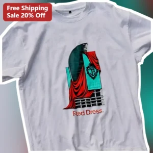 Red Dress Band Graphic Tee Alternative Rock Music Shirt available at our Los Angeles warehouse