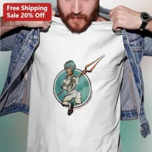 Rei Ayanami Neon Genesis Evangelion Anime Graphic Tee for Men Women Otaku Gift available at our Los Angeles warehouse