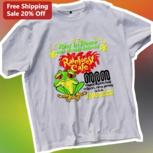 Rest In Peace Our Dearly Beloved Rainforest Cafe Memorial Tee For Former Employees available at our Los Angeles warehouse