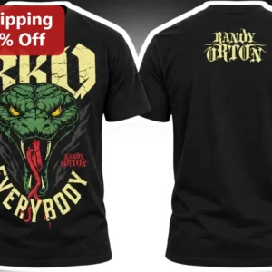 RKO Everybody Randy Orton Vintage Graphic Tee for Men Women Wrestling Fans available at our Los Angeles warehouse