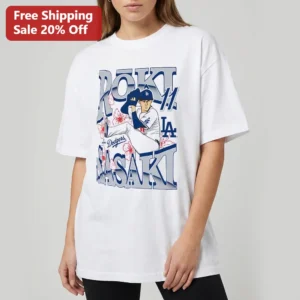 ROKI 11 SASAKI LA Dodgers Tee Tee available at our Los Angeles warehouse