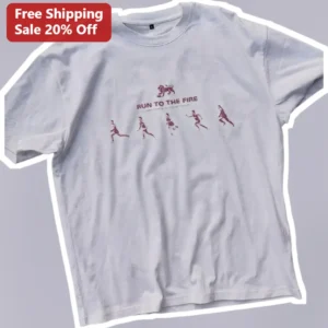 Run To The Fire Tee Vietnam Veteran Gift Lion Silhouette Running Shirt available at our Los Angeles warehouse