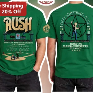 Rush Fifty Something Tour Tee Vintage Classic Rock Band Concert Merch Shirt available at our Los Angeles warehouse