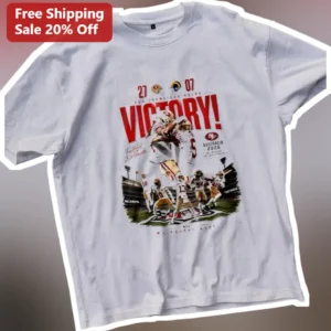 San Francisco 49ers NFL Melbourne Game 2026 Victory Tee available at our Los Angeles warehouse