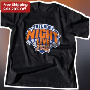 Saturday Night Live 2026 Season 52 Vintage Distressed Logo Tee available at our Los Angeles warehouse