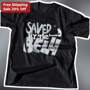 Saved by the Belly Tee Funny Pregnancy Parody Shirt Maternity Humor Gift for Baby Shower available at our Los Angeles warehouse