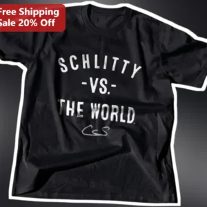 SCHLITTY -VS- THE WORLD Tee Cam New York Yankees Fan Gift available at our Los Angeles warehouse