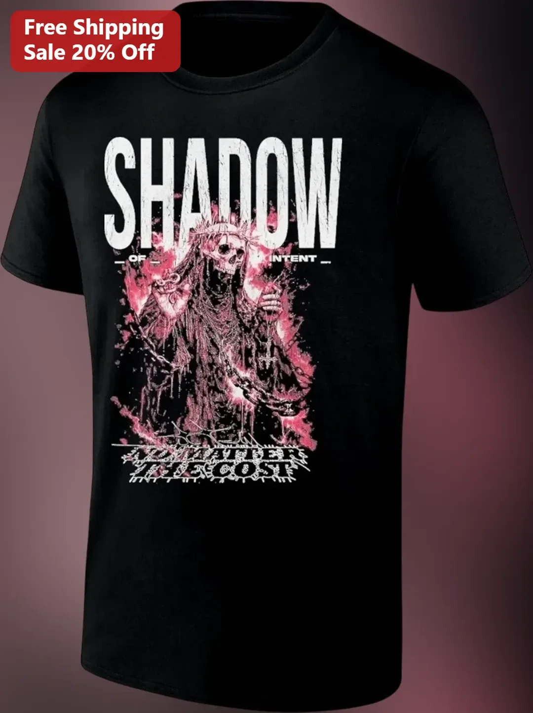 Shadow of Intent Pay The Cost Graphic Tee Deathcore Band Mer — Los Angeles Shadow of Intent Pay The Cost Graphic Tee Deathcore Band Merch available at our Los Angeles warehouse