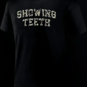 Showing Teeth Camo Graphic Tee Funny Halloween Hunting Shirt Gift available at our Los Angeles warehouse