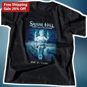 Silent Hill Shattered Memories Tee Cheryl Mason Horror Game Graphic Shirt available at our Los Angeles warehouse