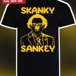 Skanky Sankey LSU Tigers Football Game Day Graphic Tee Unisex Cotton Shirt available at our Los Angeles warehouse