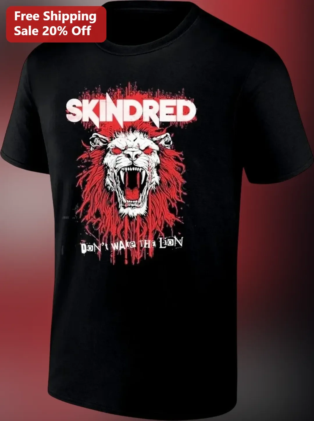 Skindred Don't Wake The Lion Graphic Tee — Los Angeles Skindred Don't Wake The Lion Graphic Tee available at our Los Angeles warehouse