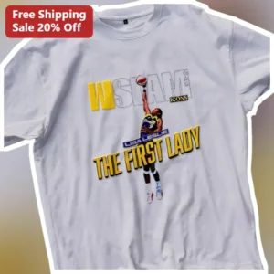 SLAM ICONS Lisa Leslie The First Lady Tee WNBA Legend Basketball Graphic Shirt available at our Los Angeles warehouse
