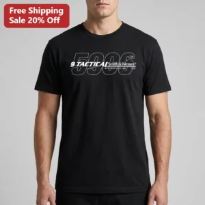 Smith and Wesson 9 Tactical TSW Tee, Springfield MA 9mm Pistol Graphic Shirt available at our Los Angeles warehouse