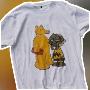 Snoopy Boba Fett and Woodstock Mandalorian Graphic Tee for Men Women Peanuts Star Wars Mashup Shirt available at our Los Angeles warehouse