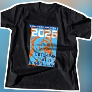 Sofico Gent Marathon Catch Me At The Finish Line Tee available at our Los Angeles warehouse